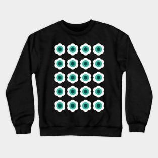 Mayapple Stamp Teal Crewneck Sweatshirt